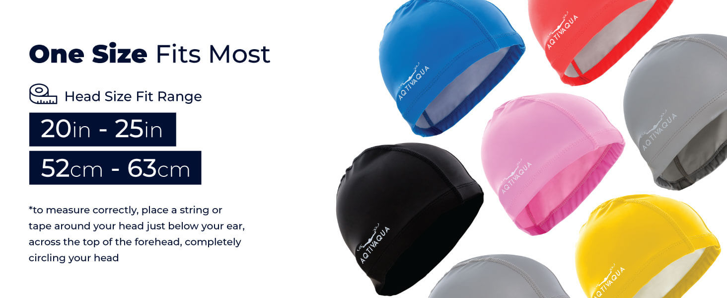 AQTIVAQUA Swimming Cap Size Guide – comprehensive guide to help you find the perfect cap size for adults, kids, girls, boys, and youth